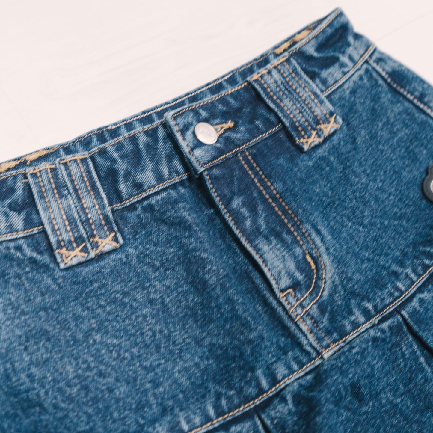 Reset Studios Denim Mini Skirt