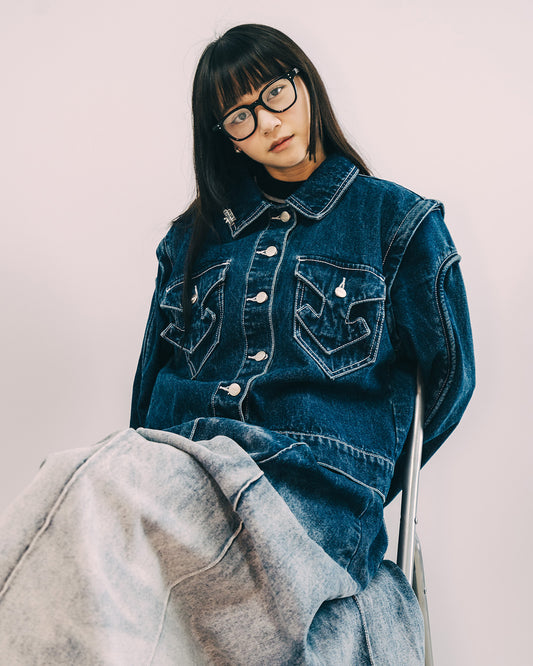 Reset Studios Detachable Denim Jacket