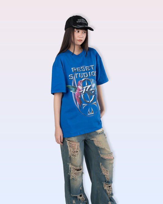 Flutter Tee (Cobalt Blue)